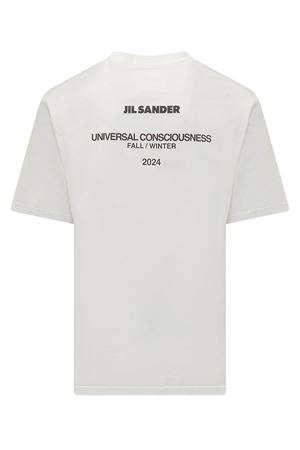 T-shirt in cotone bianco JIL SANDER | J22GC0189J46219104